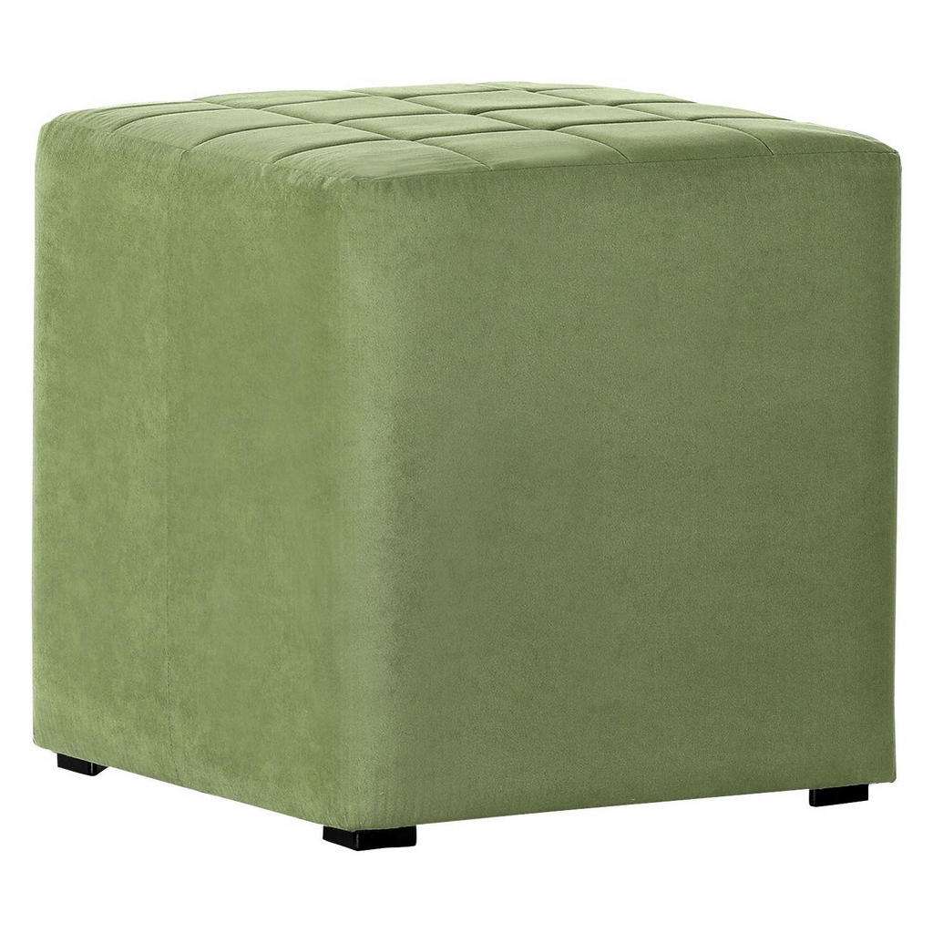 Carryhome HOCKER Mikrofaser Grün