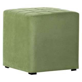 Carryhome HOCKER Mikrofaser Grün