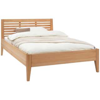 Linea Natura BETT Buche massiv 120/200 cm, Braun