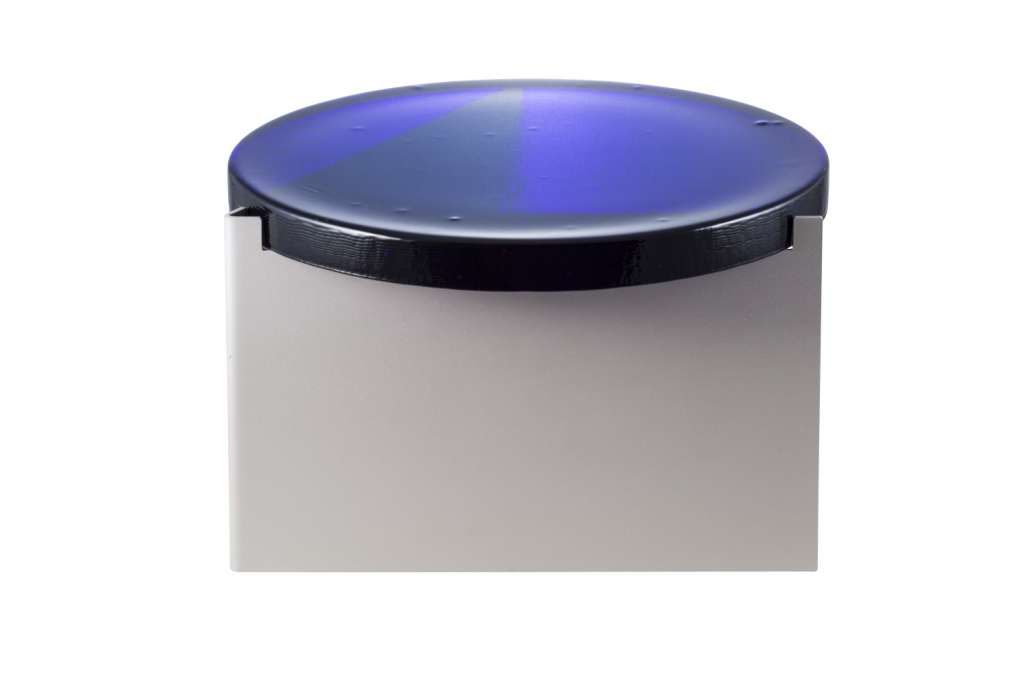 Pulpo - Alwa One Big Beistelltisch - Blau + Silber - indoor