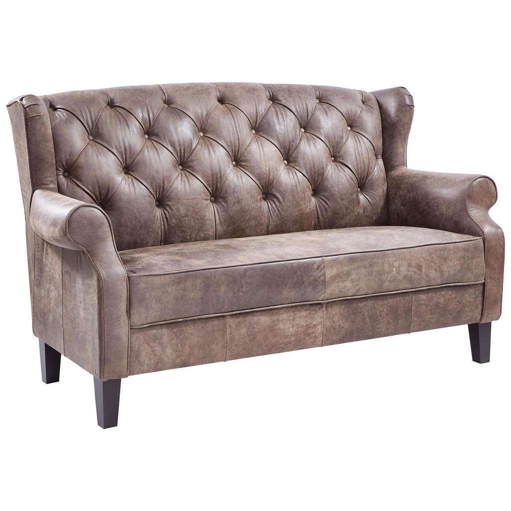 Landscape SITZBANK Echtleder braun