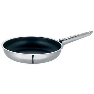 Schulte Ufer BRATPFANNE 24 cm PTFE-Antihaftbeschichtung, Silber