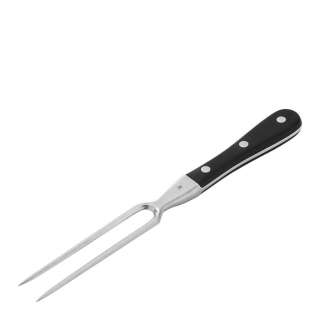 WMF FLEISCHGABEL, Schwarz, Silber