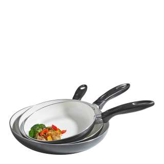 Homeware PFANNENSET Aluminium 3-teilig, Mehrfarbig