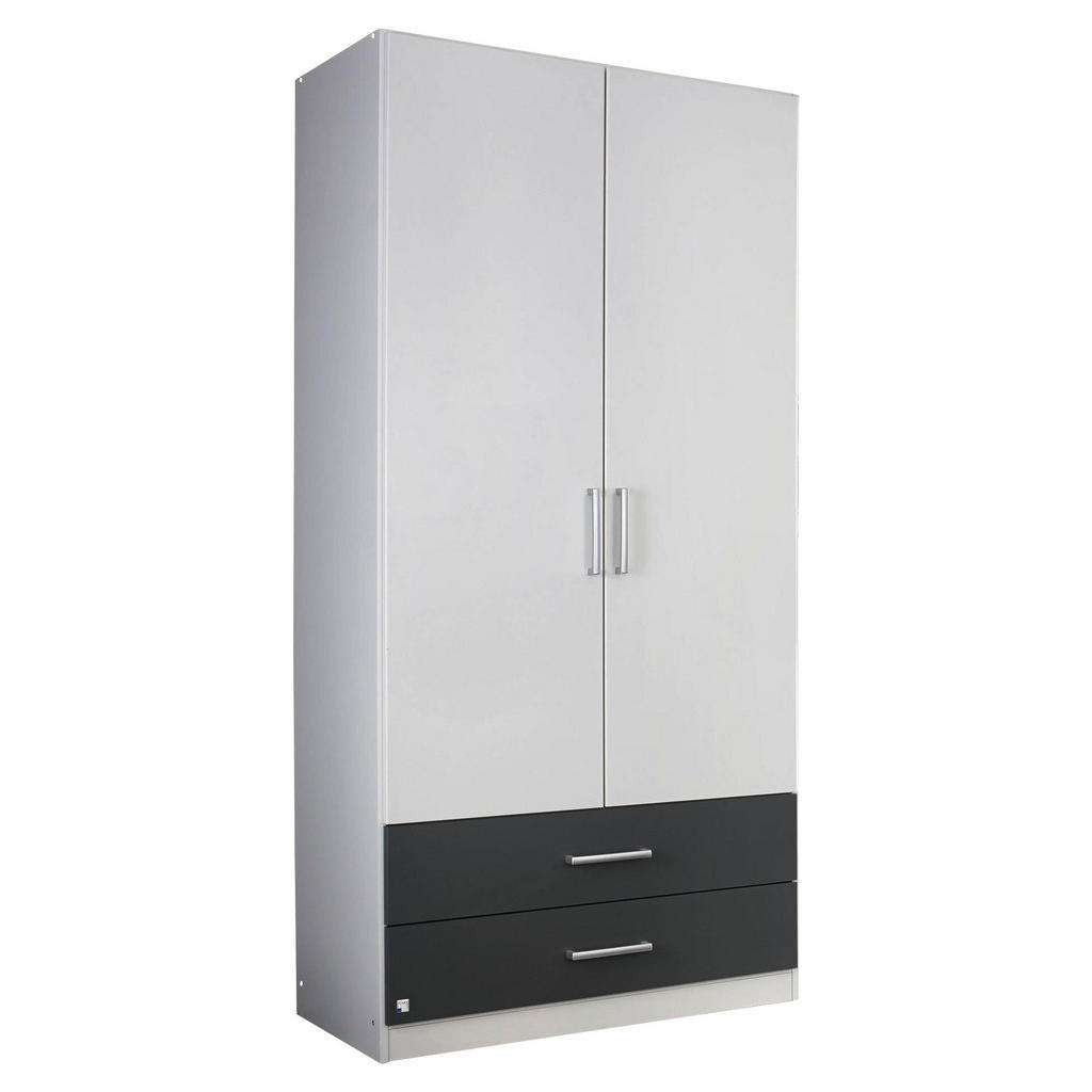 Carryhome DREHTÜRENSCHRANK 2-türig Weiß