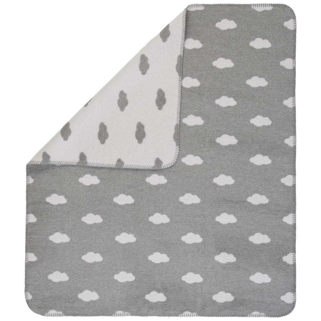 Patinio SCHMUSEDECKE, Weiß, Grau