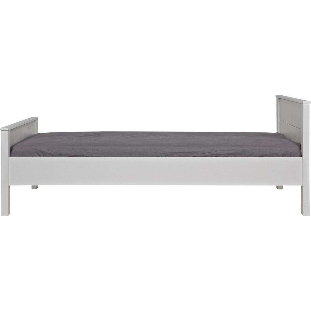 Carryhome BETT Kiefer massiv 90/200 cm, Weiß