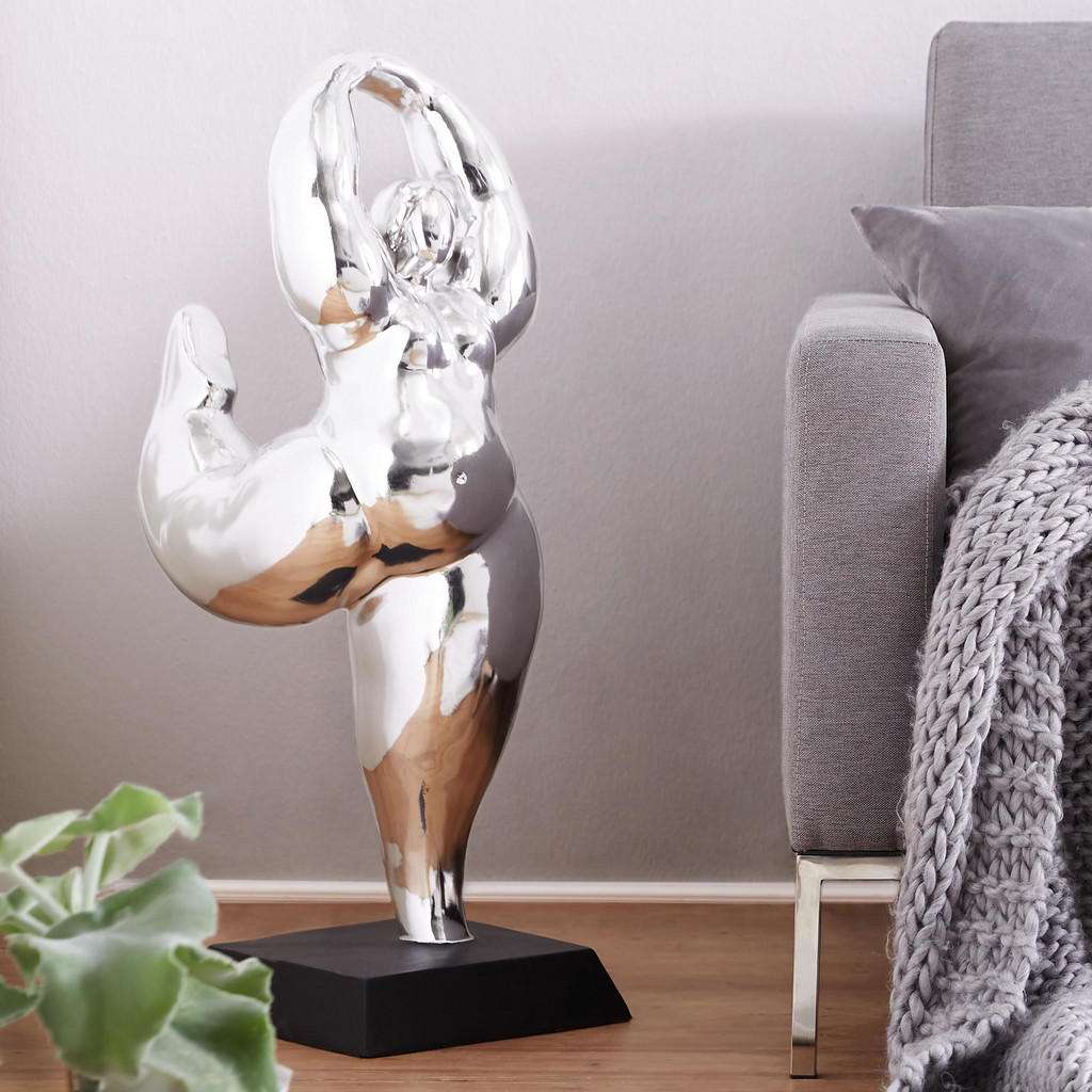 Ambia Home Dekodame 80 cm hoch, Grau