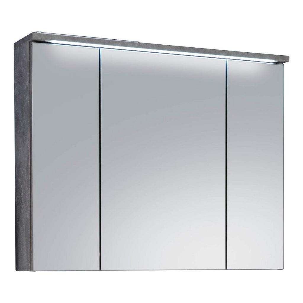 XXXL SPIEGELSCHRANK Grau