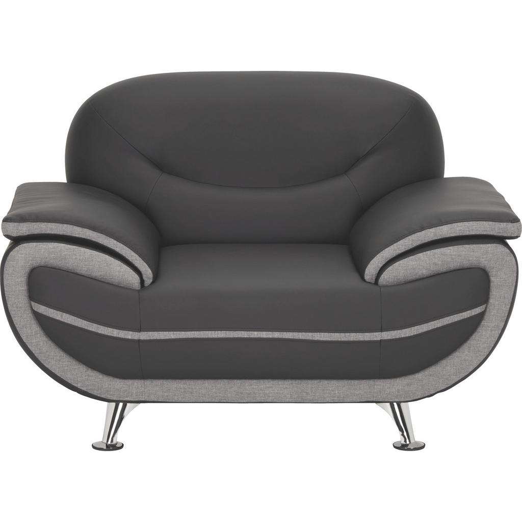 Ti`me SESSEL Lederlook Weiß