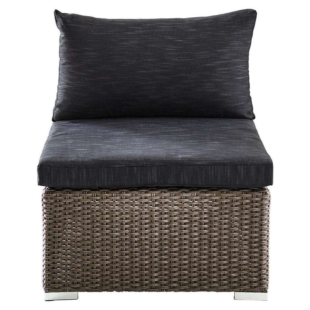 Ambia Garden LOUNGEMITTELTEIL Weiß Kunststoffgeflecht Aluminium