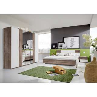 Carryhome SCHLAFZIMMER Weiß, Braun