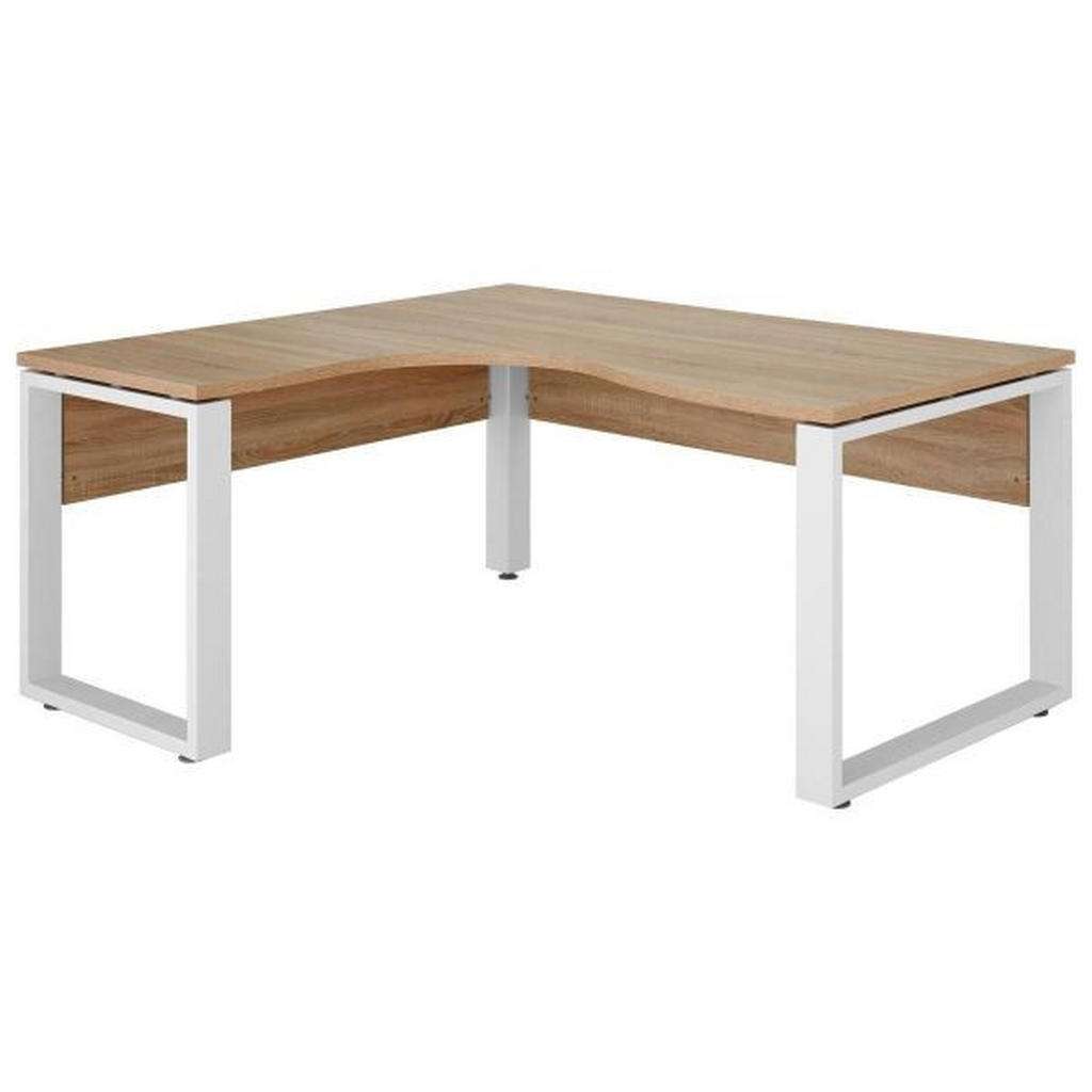 Voleo ECKSCHREIBTISCH Weiß, Beige