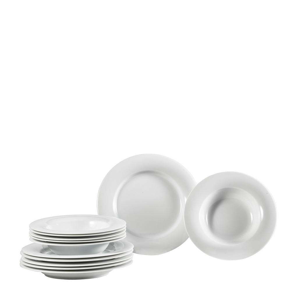 Novel Porzellan TAFELSERVICE 12-teilig, Weiß