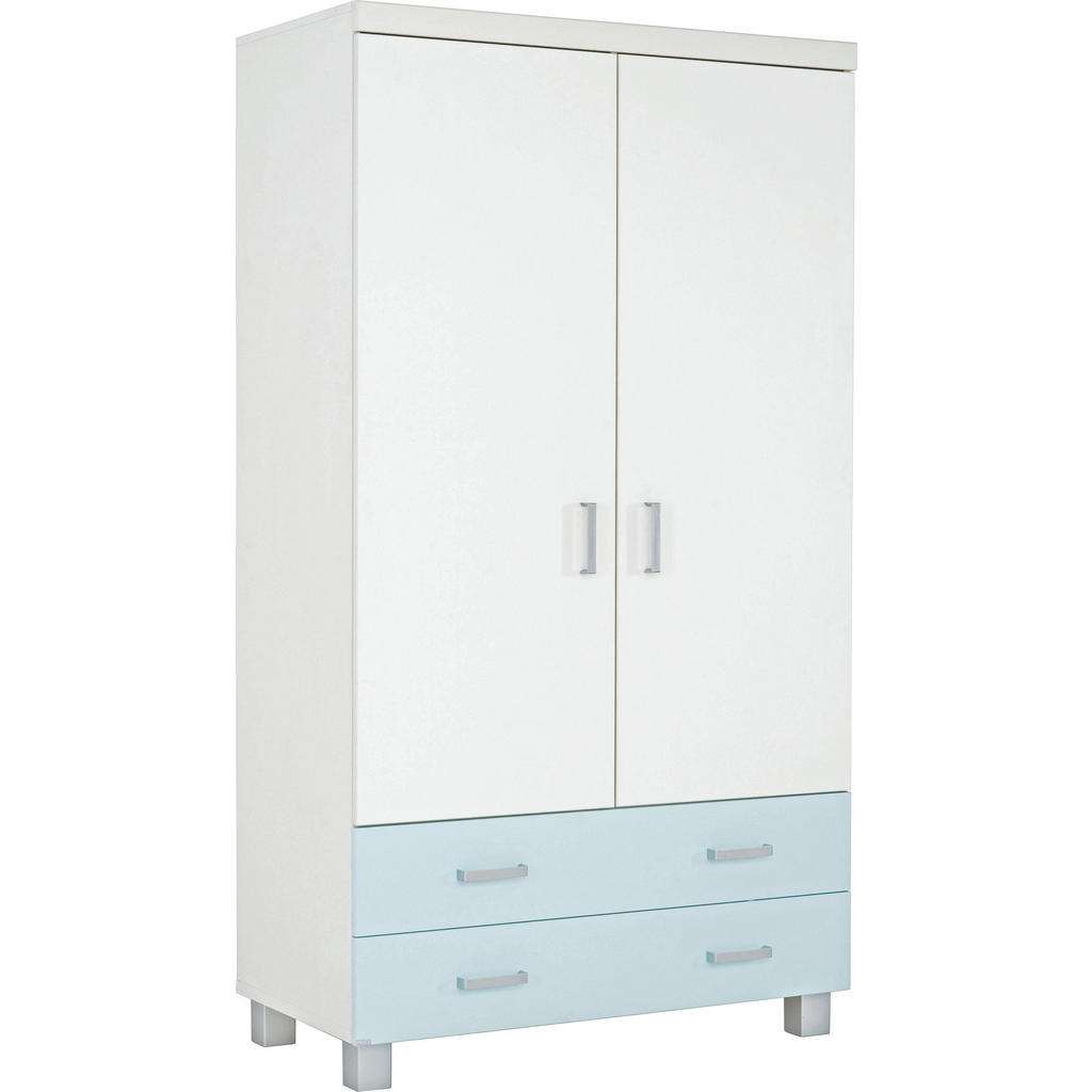 Paidi KLEIDERSCHRANK 2-türig Weiß, Blau