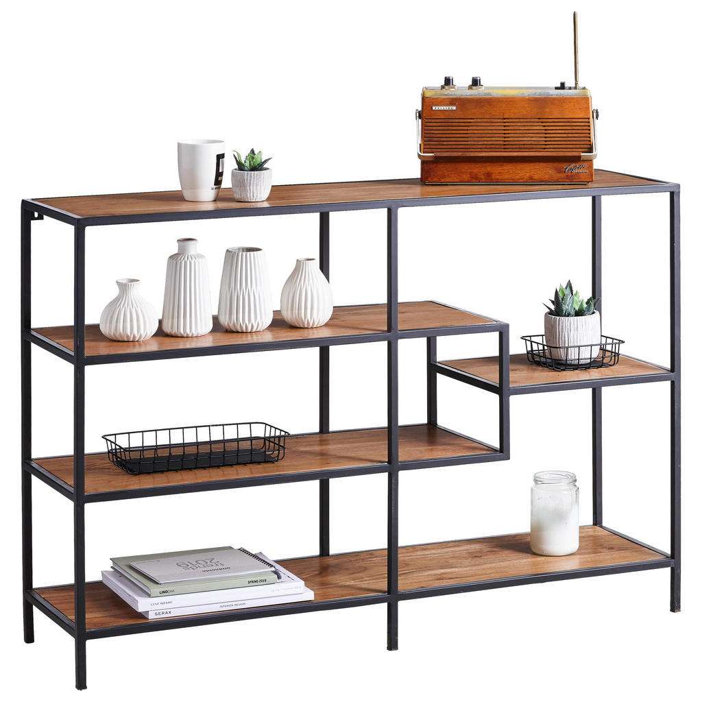 Landscape REGAL Akazie massiv Schwarz, Braun