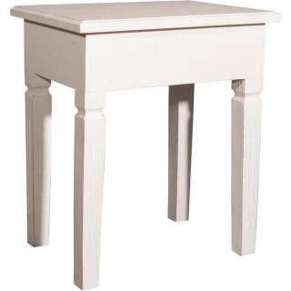 XXXL HOCKER Paulownia Weiß