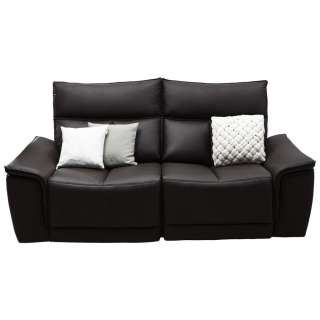 Celina Home ZWEISITZER-SOFA Echtleder braun