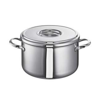 Schulte Ufer FLEISCHTOPF Edelstahl 4,5 L, Silber