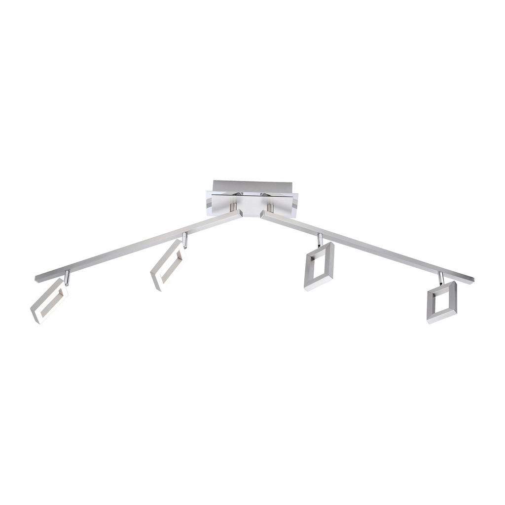 Novel LED-DECKENLEUCHTE, Weiß, Silber, Silber