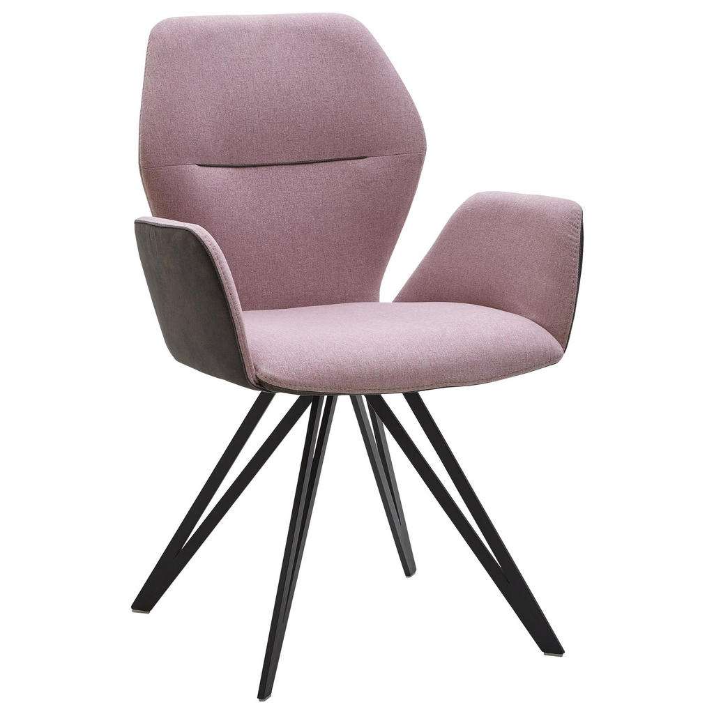 Valnatura ARMLEHNSTUHL Webstoff, Mikrofaser Mehrfarbig, Schwarz