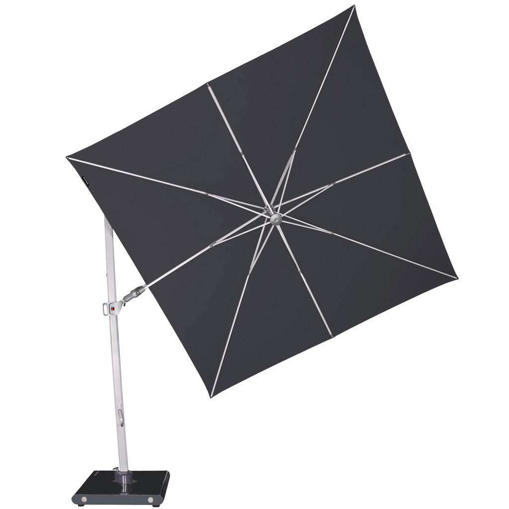 XXXL PENDELSCHIRM 275 cm Grau, Silber, Grau
