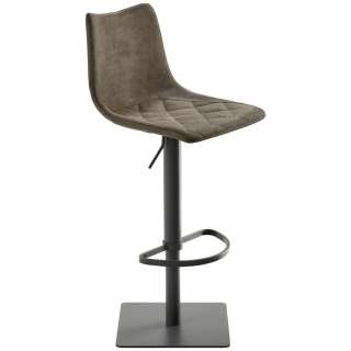 XXXL BARHOCKER Lederlook Weiß