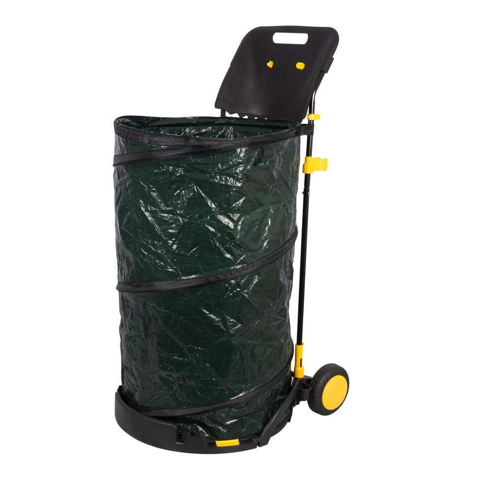 XXXL Gartenabfallwagen mit Deckel, Mehrfarbig