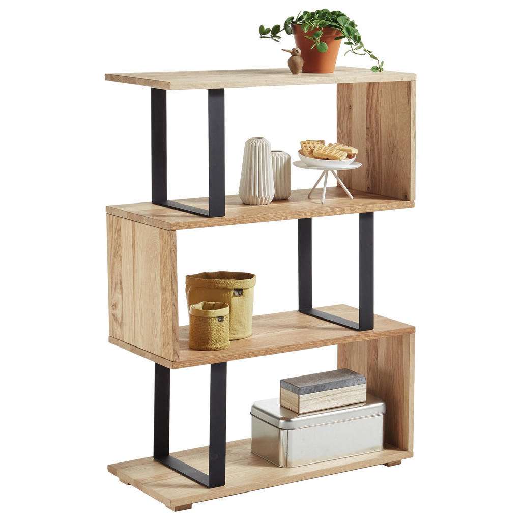 Hom`in REGAL Eiche massiv Schwarz, Braun