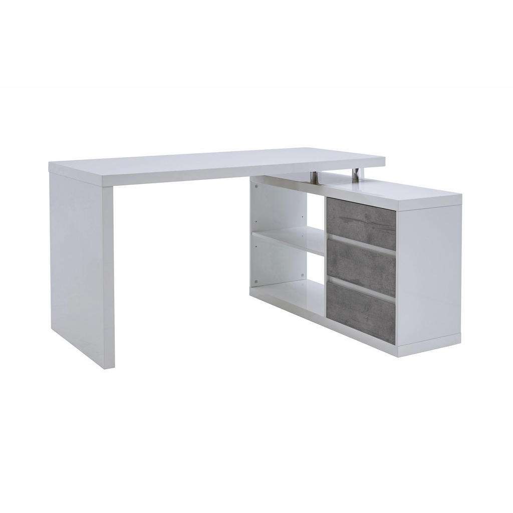 Voleo ECKSCHREIBTISCH Weiß