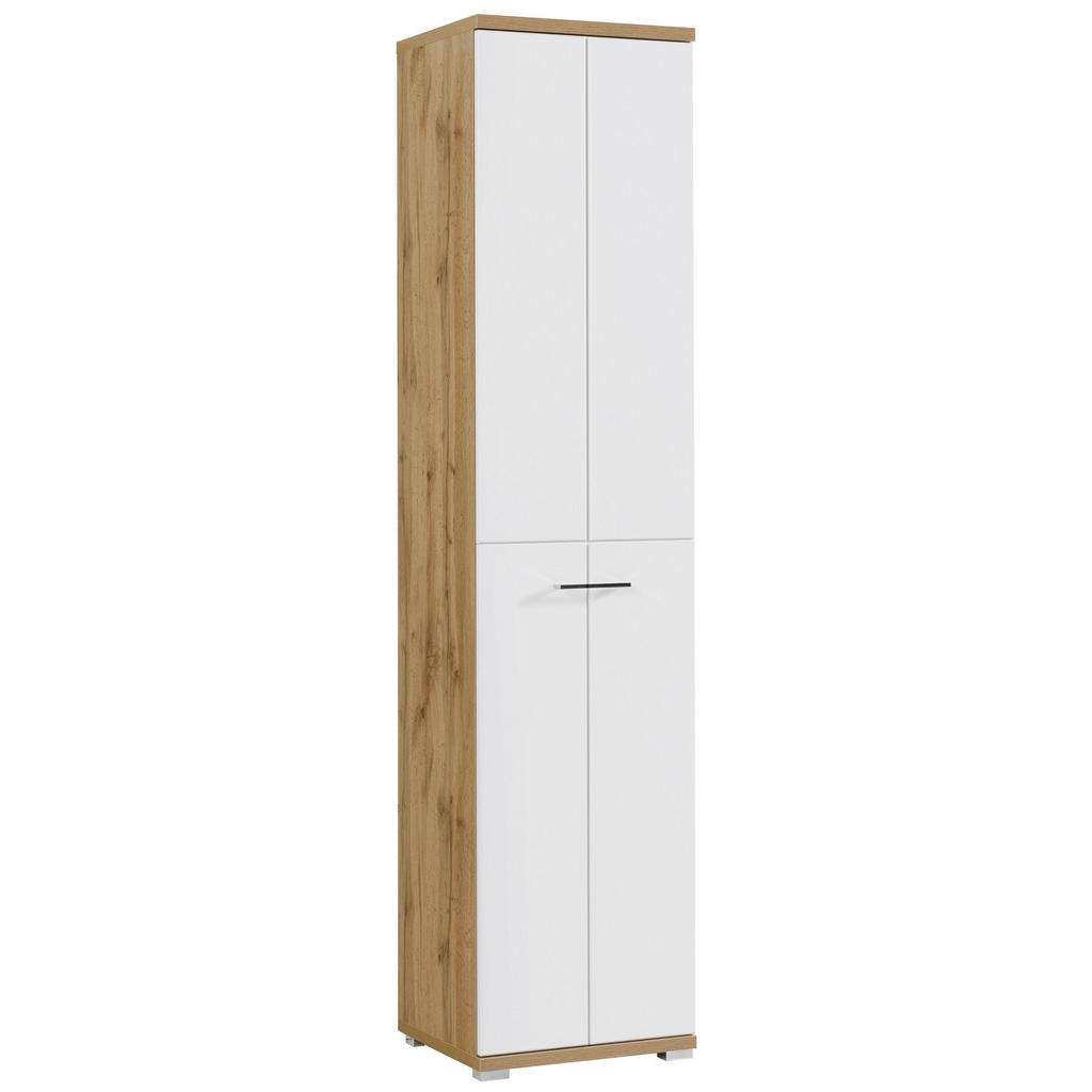 Xora GARDEROBENSCHRANK Lacklaminat Weiß, Braun