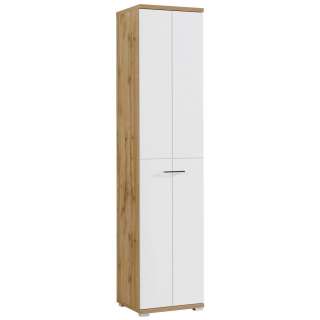 Xora GARDEROBENSCHRANK Lacklaminat Weiß, Braun