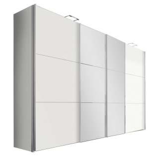 Hom`in SCHWEBETÜRENSCHRANK 4-türig Weiß