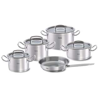 Fissler KOCHTOPFSET Edelstahl 5-teilig, Grau
