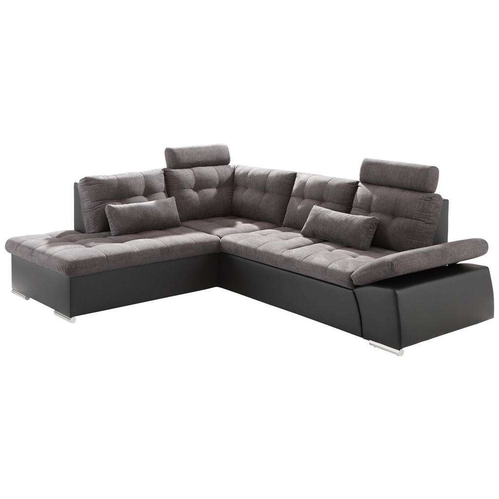 XXXL WOHNLANDSCHAFT Grau Velours