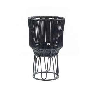 Ames  - Circo Blumentopf 2 - black matt - black - indoor