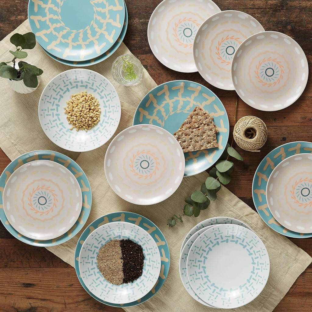 Thomas Porzellan Kombiservice Thomas 18-teilig, Mehrfarbig