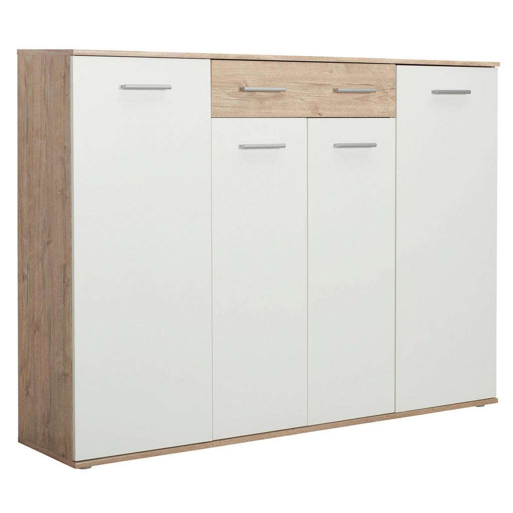 Xora SCHUHSCHRANK Weiß, Braun