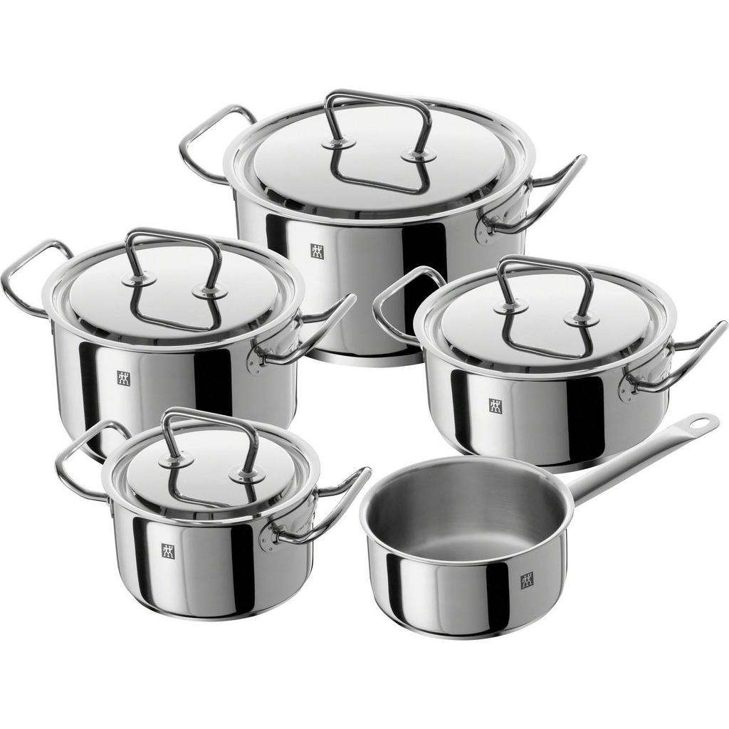 Zwilling KOCHTOPFSET Edelstahl 5-teilig, Silber