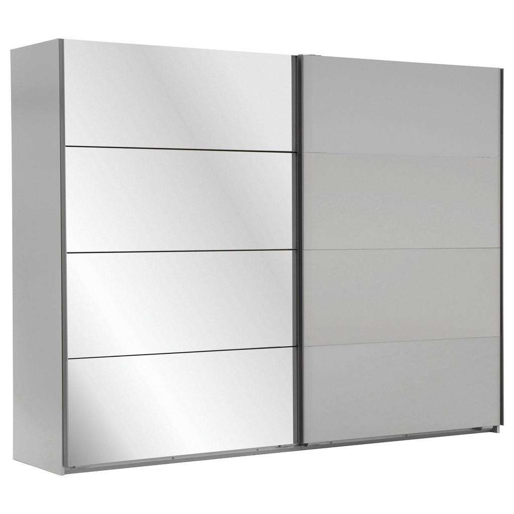 Carryhome SCHWEBETÜRENSCHRANK 2-türig Weiß