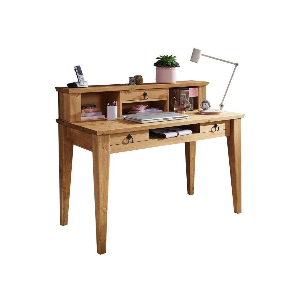 Landscape SCHREIBTISCH Kiefer massiv Braun