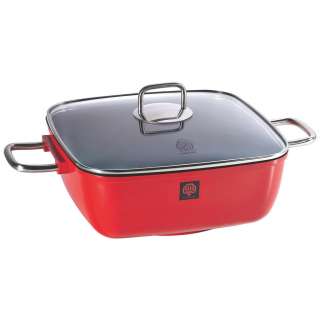 Schulte Ufer SCHMORTOPF Aluminium 6,30 L, Rot