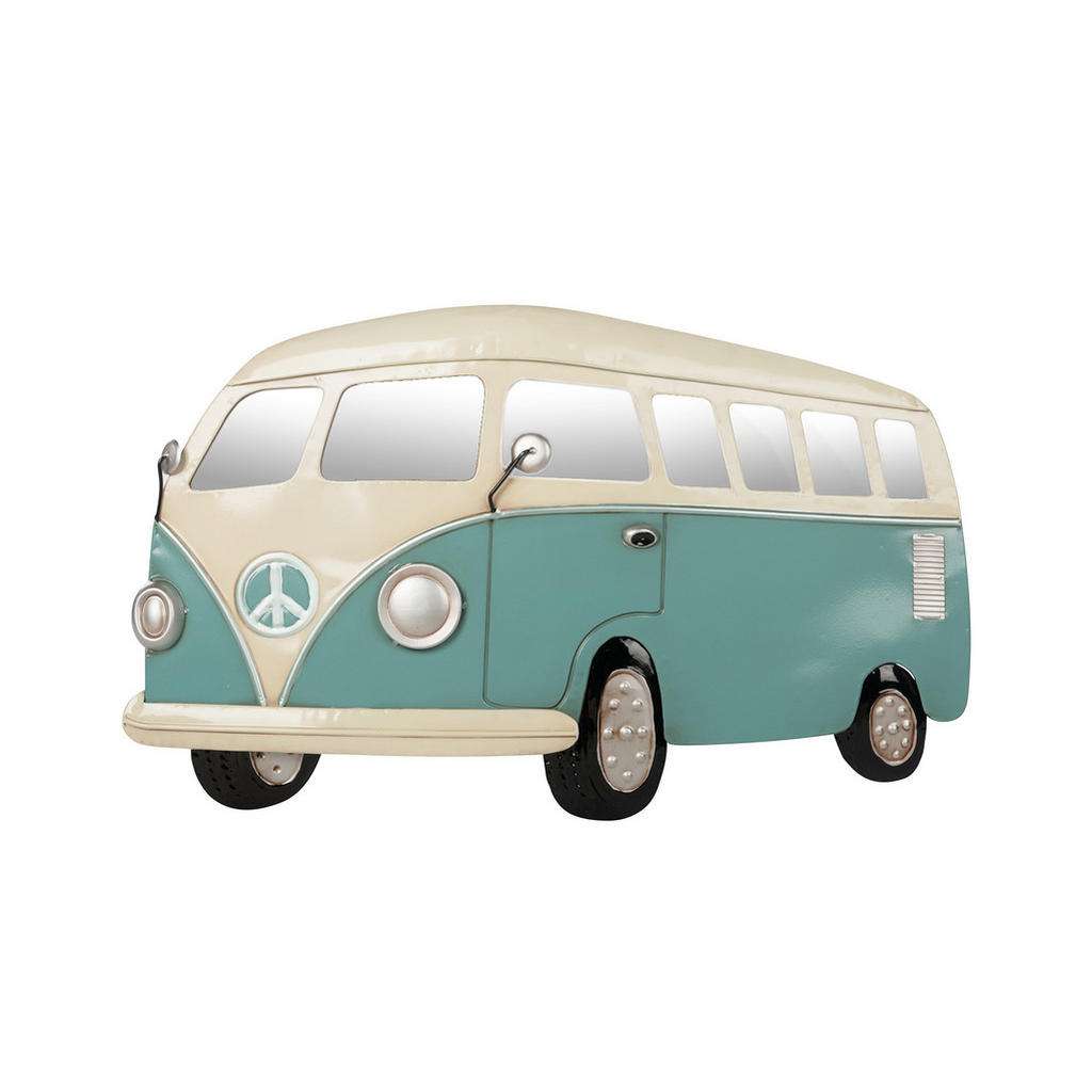 XXXL WANDDEKO Metall, Blau, Beige