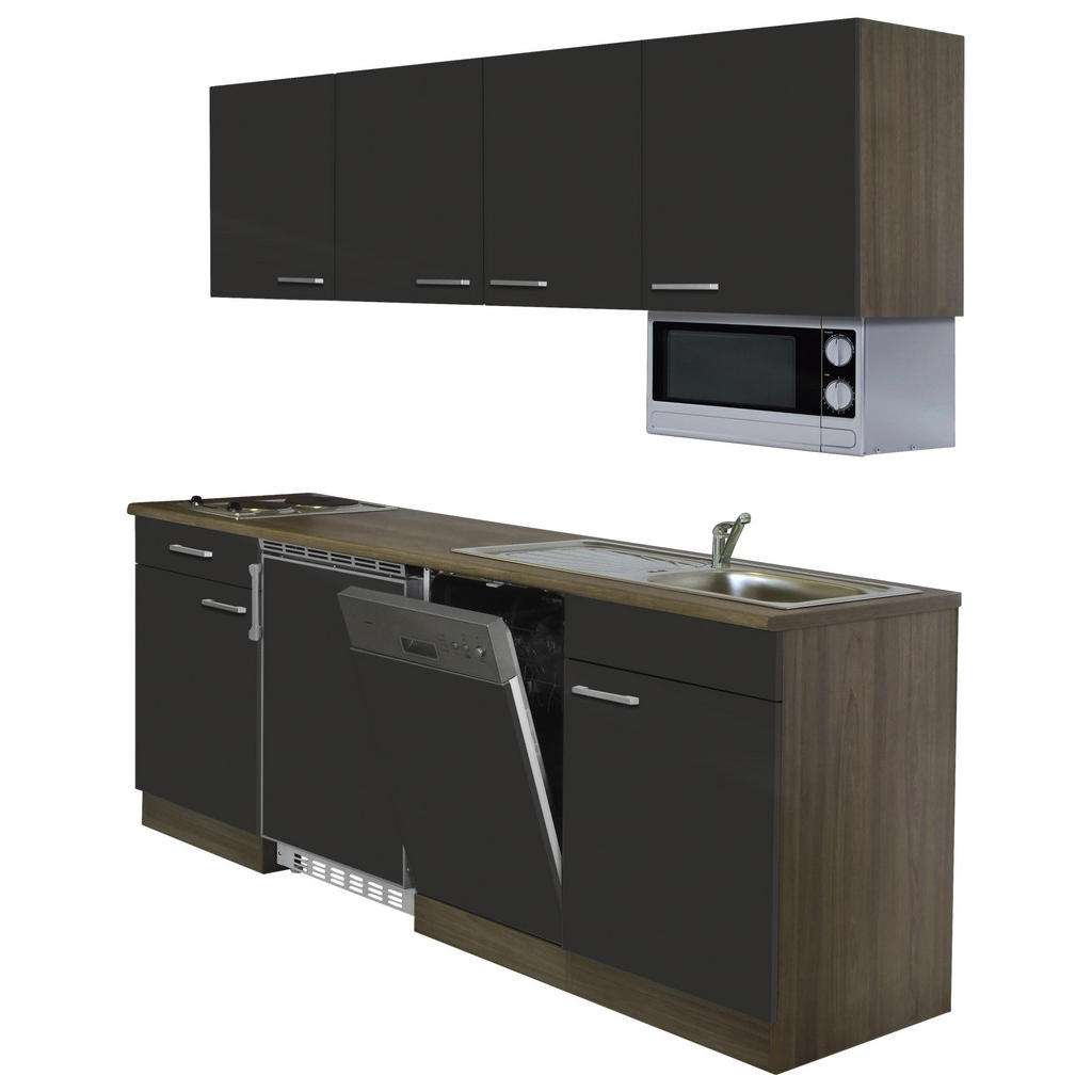 XXXL KÜCHENBLOCK E-Geräte, Spüle, Braun