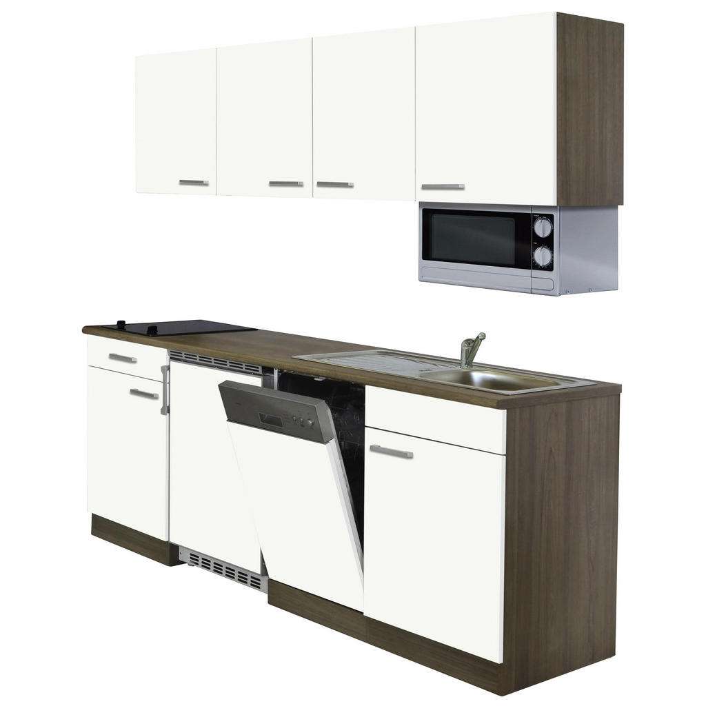 XXXL KÜCHENBLOCK E-Geräte, Spüle, Braun