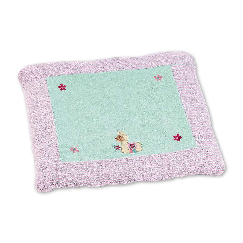 Sterntaler WICKELAUFLAGENBEZUG Lama Lotte, Grün, Rosa