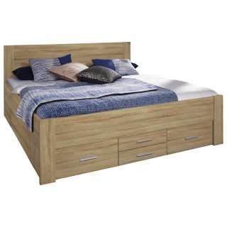 Carryhome STAURAUMBETT 140/200 cm, Braun