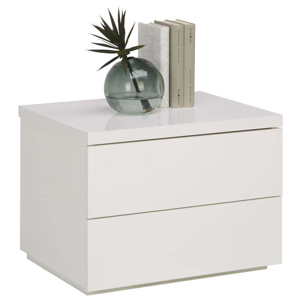 Xora NACHTKÄSTCHEN Hochglanz Weiß