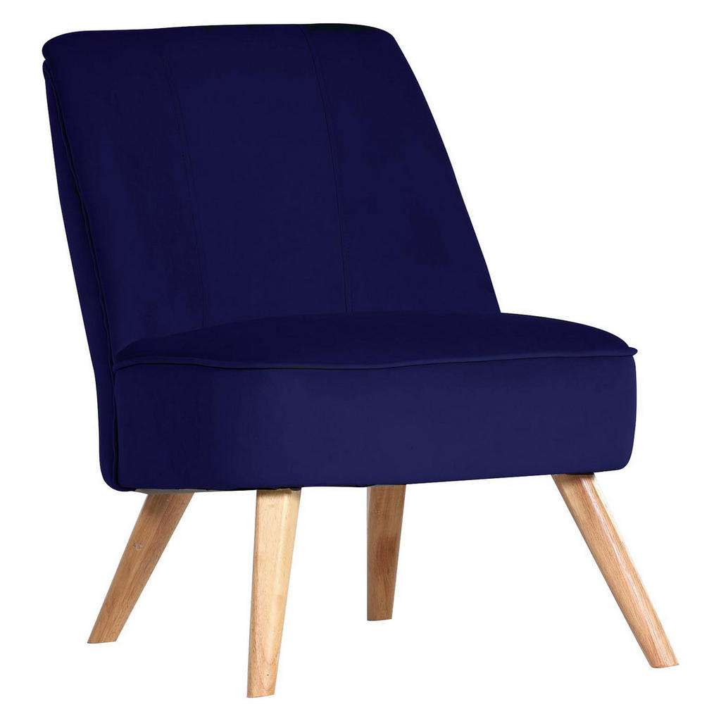 Carryhome SESSEL Mikrofaser Blau