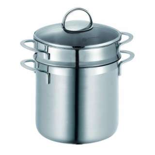 Schulte Ufer PASTATOPF Edelstahl 5,00 L, Silber